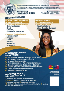 Rentrée 2025-2026 : 5 raisons de choisir Gust Togo