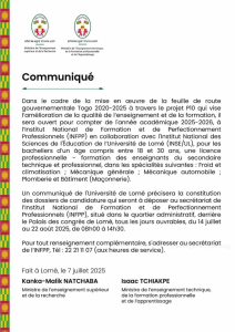 Licence Professionnelle formation enseignant secondaire