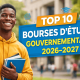 Top 10 des bourses d’études gouvernementales ouvertes pour l’année universitaire 2026-2027
