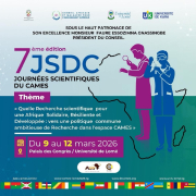 Recherche scientifique : Lomé accueille la 7ᵉ édition des JSDC